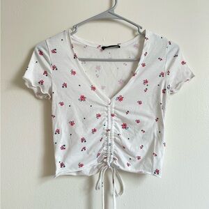 Cute Ditsy Floral Crop Top